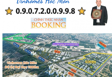 Quy hoạch một trên năm trăm Vinhomes Hóc Môn và tiến độ dự án mới nhất