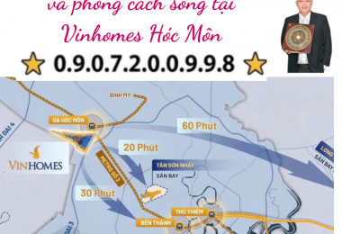 Vị trí khu đô thị Vinhomes Hóc Môn và liên kết vùng Tây Bắc